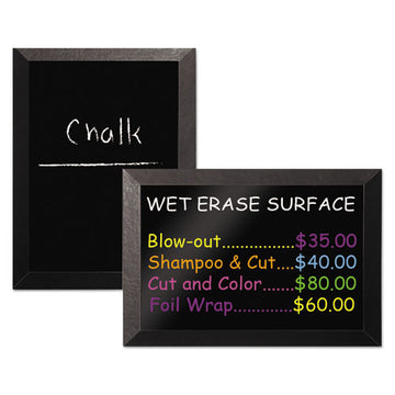 MasterVision® Kamashi Wet-erase Board, 36 X 24, Black Frame freeshipping - TVN Wholesale